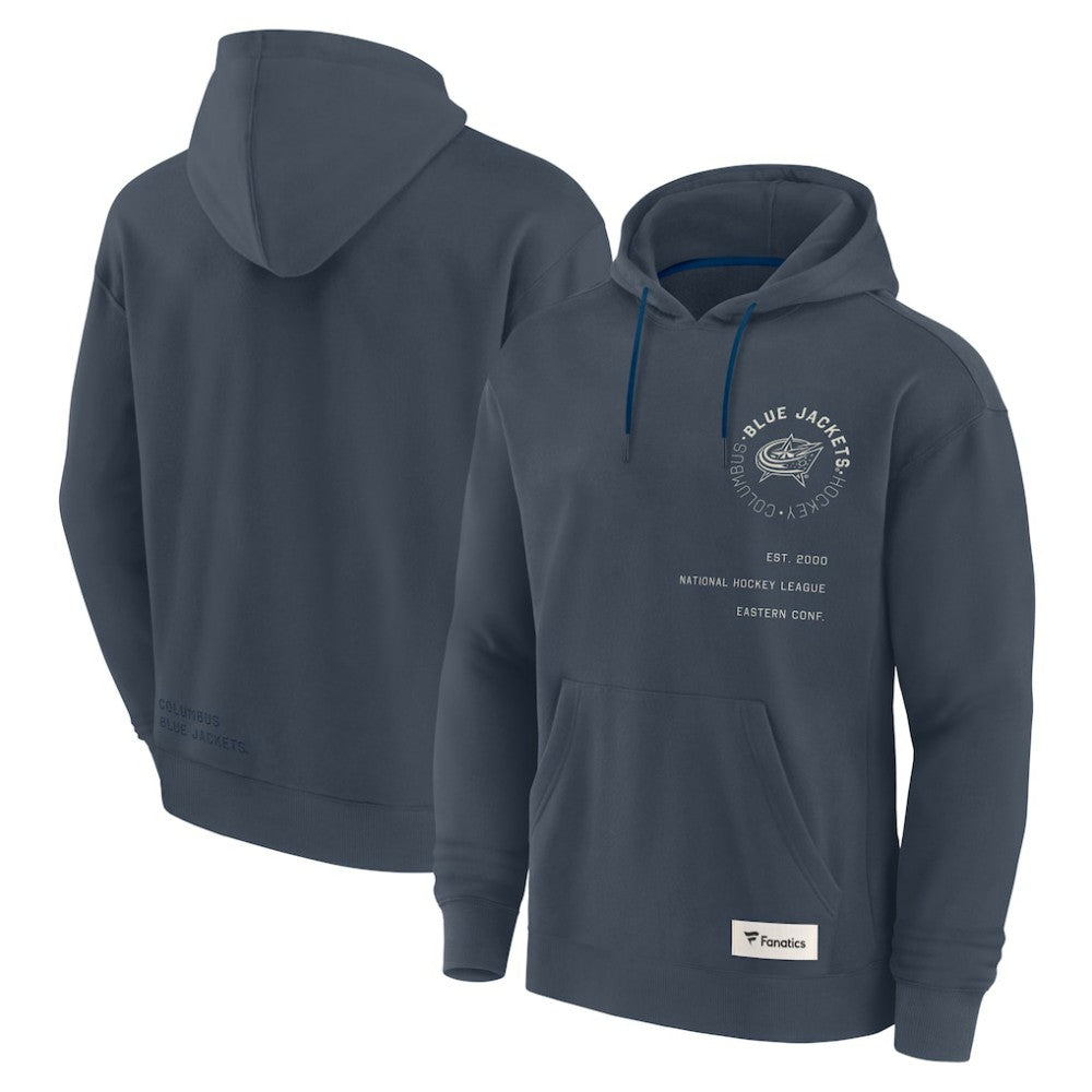Columbus Blue Jackets Fanatics Future Ground Info Pullover Hoodie - Navy | US 201752405