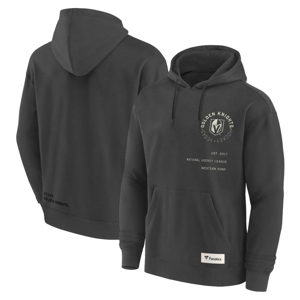 Vegas Golden Knights Fanatics Future Ground Info Pullover Hoodie - Charcoal | US 201752408