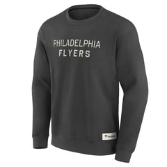 Philadelphia Flyers Fanatics Elements Future Ground Lettering Pullover Sweatshirt - Charcoal | US 201752434