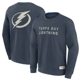 Tampa Bay Lightning Fanatics Elements Future Ground Lettering Pullover Sweatshirt - Blue | US 201752439