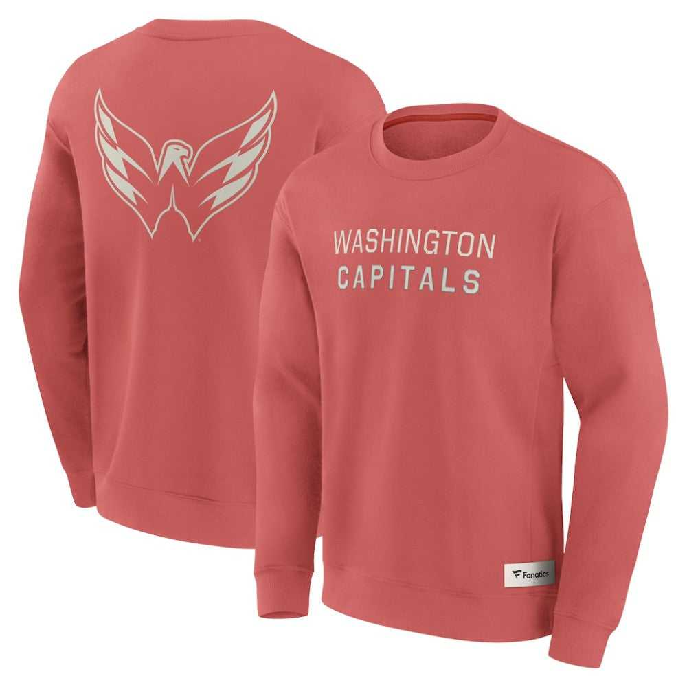 Washington Capitals Fanatics Elements Future Ground Lettering Pullover Sweatshirt - Red | US 201752450