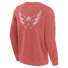 Washington Capitals Fanatics Elements Future Ground Lettering Pullover Sweatshirt - Red | US 201752450