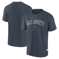 Columbus Blue Jackets Fanatics Elements Weathered Tonal Future Ground T-Shirt - Navy | US 201752465