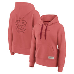 Chicago Blackhawks Fanatics Women's Elements Future Ground Subtle Tonal Pullover Hoodie - Red | US 201752514