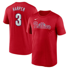 Bryce Harper Philadelphia Phillies Nike Legend Name & Number Performance T-Shirt - Red T-shirts