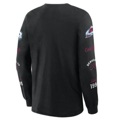 Colorado Avalanche Fanatics Boxed In Legacy Long Sleeve T-Shirt - Black | US 201826839