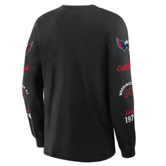 Washington Capitals Fanatics Boxed In Legacy Long Sleeve T-Shirt - Black | US 201826841