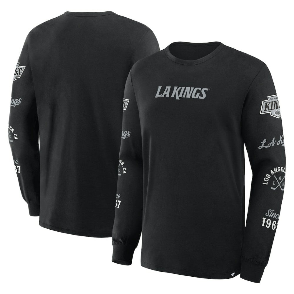 Los Angeles Kings Fanatics Boxed In Legacy Long Sleeve T-Shirt - Black | US 201826849