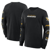Pittsburgh Penguins Fanatics Boxed In Legacy Long Sleeve T-Shirt - Black | US 201826853
