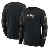 Vegas Golden Knights Fanatics Boxed In Legacy Long Sleeve T-Shirt - Black | US 201826854