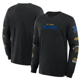 St. Louis Blues Fanatics Boxed In Legacy Long Sleeve T-Shirt - Black | US 201826857