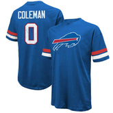 Keon Coleman Buffalo Bills Majestic Threads Name & Number Oversized Fit T-Shirt - Royal T-shirts