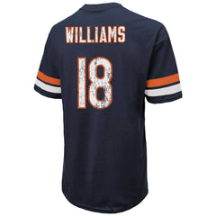 Caleb Williams Chicago Bears Majestic Threads Name & Number Oversize Fit T-Shirt - Navy T-shirts