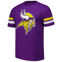 J.J. McCarthy Minnesota Vikings Majestic Threads Name & Number Oversized Fit T-Shirt - Purple T-shirts