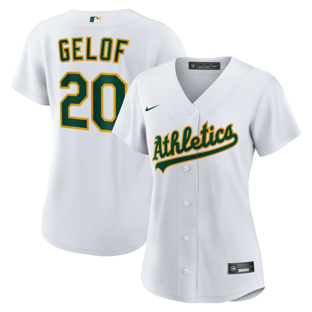Zack Gelof Athletics Nike Women's Home Replica Player Jersey - White Jerseys