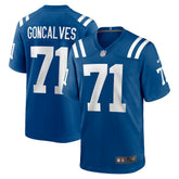 Matt Goncalves Indianapolis Colts Game Jersey - Royal Jerseys