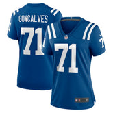 Matt Goncalves Indianapolis Colts Women's Game Jersey - Royal Jerseys