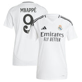 Kylian Mbappé Real Madrid Women's 2024/25 Home Replica Player Jersey White - Adidas on sale