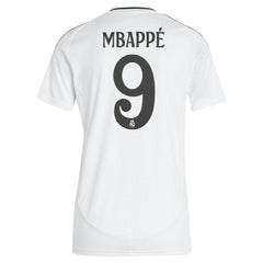 Kylian Mbappé Real Madrid Women's 2024/25 Home Replica Player Jersey White - Adidas on sale
