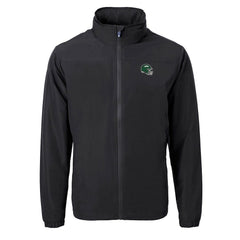 New York Jets Cutter & Buck Big & Tall Helmet Charter Eco Knit Recycled Full-Zip Jacket - Black Jackets