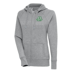 Boston Celtics Antigua Women's 2024 NBA Finals Champions Victory Raglan Full-Zip Jacket Heather Gray outlet