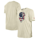 San Francisco Giants New Era Americana Flag Fill T-Shirt - Cream T-shirts