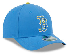 Boston Red Sox New Era Player Replica 9FORTY Adjustable Hat - Light Blue Hats