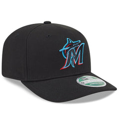 Miami Marlins New Era Player Replica 9SEVENTY Adjustable Hat - Black Hats