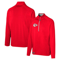 Kansas City Chiefs Grind Iron Quarter-Zip Top - Red Tops