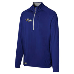 Baltimore Ravens Grind Iron Quarter-Zip Top - Purple Tops