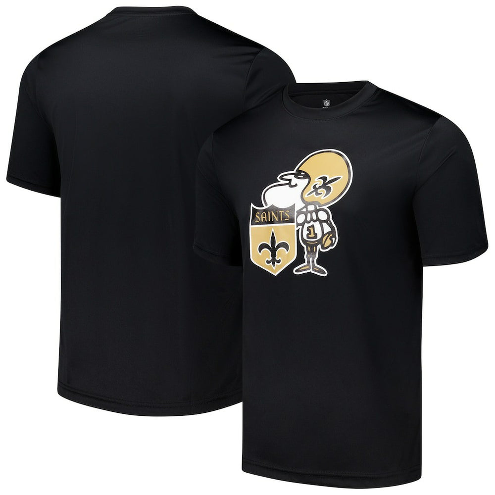New Orleans Saints Stadium Retro T-Shirt - Black T-shirts