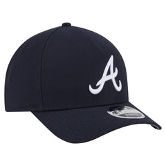 Atlanta Braves New Era 9FORTY M-Crown Adjustable Hat - Navy Hats
