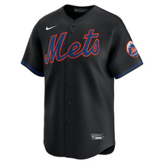 New York Mets Nike Alternate Limited Jersey - Black Jerseys