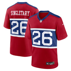 Devin Singletary New York Giants Alternate Player Game Jersey - Century Red Jerseys