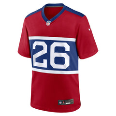Devin Singletary New York Giants Alternate Player Game Jersey - Century Red Jerseys