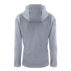 Minnesota Twins Cutter & Buck Women's Evoke Eco Softshell Recycled Full-Zip Hoodie Jacket - Gray Jackets