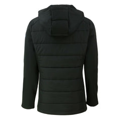 Detroit Tigers Cutter & Buck Women's Evoke Hybrid Eco Softshell Recycled Full-Zip Hooded Jacket - Black Jackets