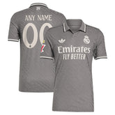 Real Madrid Originals 2024/25 Third Custom Jersey Charcoal - Adidas for sale