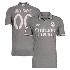 Real Madrid Originals 2024/25 Third Custom Jersey Charcoal - Adidas for sale