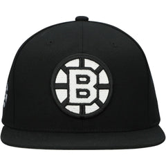Boston Bruins Mitchell & Ness Team Snapback Hat - Black | US 201873246