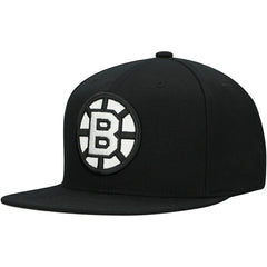 Boston Bruins Mitchell & Ness Team Snapback Hat - Black | US 201873246