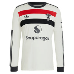 Manchester United Originals 2024/25 Third Custom Replica Long Sleeve Jersey Cream - Adidas cheap