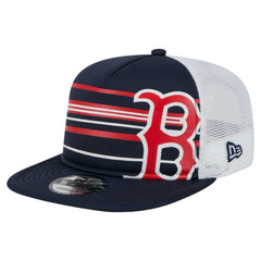 Boston Red Sox New Era 9FIFTY A-Frame Trucker Snapback Hat - Navy Hats