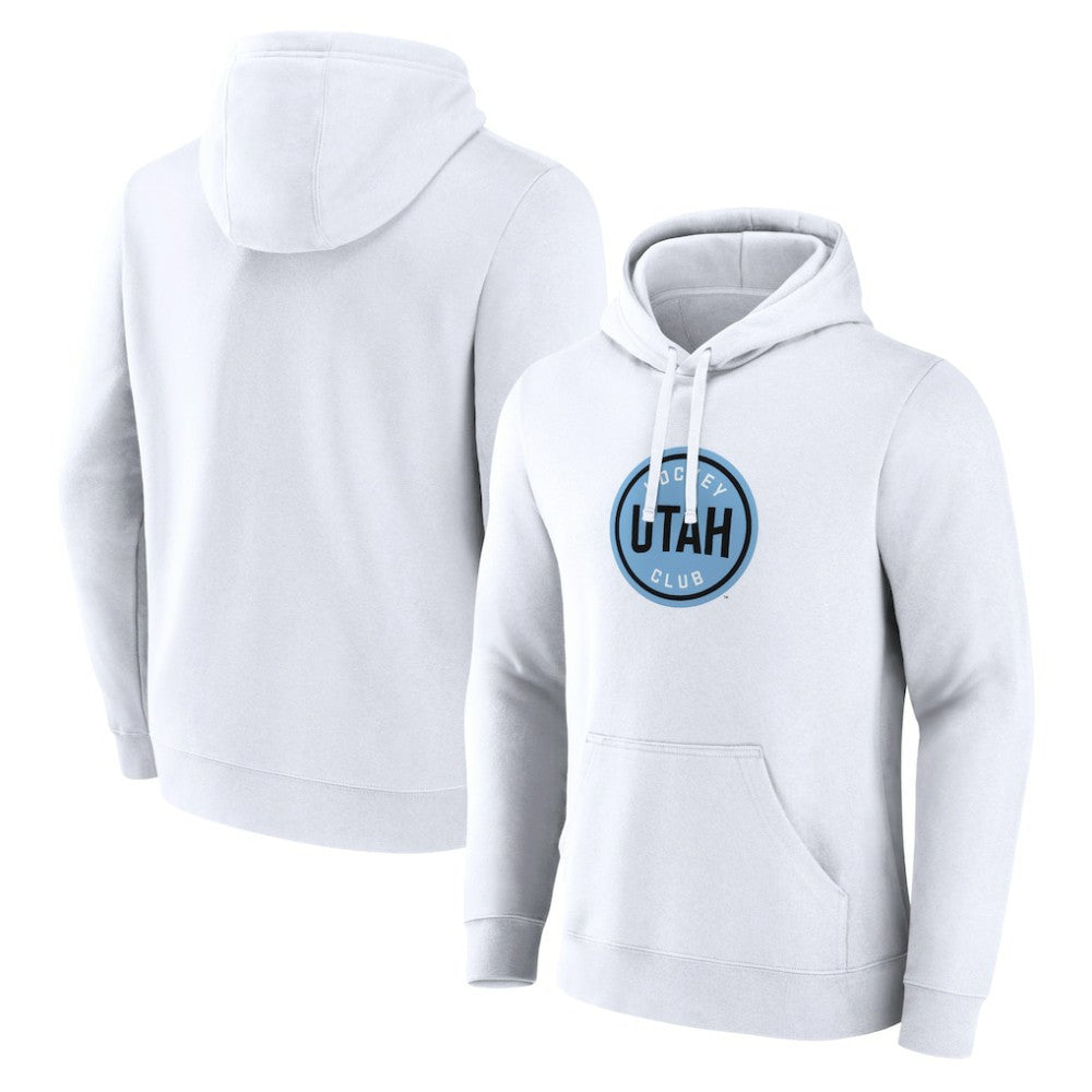 Utah Mammoth Fanatics Draft Logo Pullover Hoodie - White | US 201875541