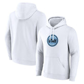 Utah Mammoth Fanatics Draft Logo Pullover Hoodie - White | US 201875541