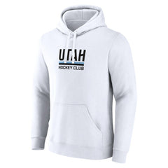 Utah Mammoth Fanatics Secondary Logo Pullover Hoodie - White | US 201875543