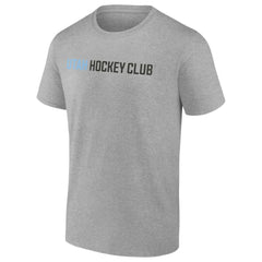 Utah Mammoth Fanatics Wordmark Logo T-Shirt - Heather Gray | US 201875566