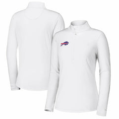 Buffalo Bills Women's Sport Playa Vista IslandZone Quarter-Zip Jacket - White Jackets