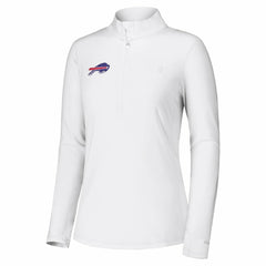 Buffalo Bills Women's Sport Playa Vista IslandZone Quarter-Zip Jacket - White Jackets