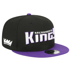 Sacramento Kings Jersey Hook Statement Edition 9FIFTY Snapback Hat Black/Purple - New Era